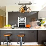 Mount a Hanging Pot Rack in Contemporary Kitchen