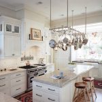Mount a Hanging Pot Rack in Traditional White Kitchen