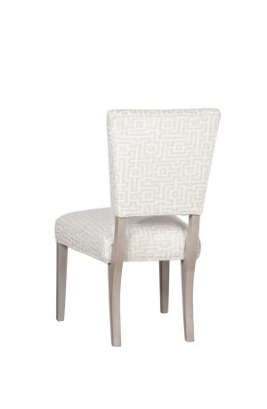 Fairfield Chair's Hemsdale Side Chair Upholstered with Geometric Pattern - Back View