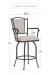 Wesley Allen's Durham with Arms Swivel Stool in Counter Height