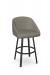 Metal Finish: 25 Black Coral • Seat and Back Covering: JV Zigzag, vinyl