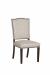 Fairfield's Josephine Upholstered Wood Dining Chair with Nailhead Trim