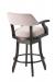 Darafeev's Patriot Wood Swivel Bar Stool with Arms in Brown Wood Finish - Back View