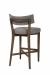 Fairfield's Juliet Modern Wood Bar Stool with Curved Upholstered Back and Seat - Back View