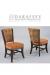 Darafeev's Maple Luxury Wood Dining Chair with Button-Tufting in Dark Wood