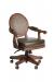 Darafeev's Chantal Maple Game Chair with Oval Back, Arms, and Casters