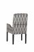 Fairfield's Watermill Upholstered Arm Chair with Tall Back and Wooden Frame - Back View