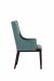 Fairfield's Briarcroft Arm Chair in Mint Green Fabric and Wood Frame - Side View