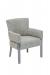 Darafeev's Mod Maple Modern Upholstered Arm Chair in Gray