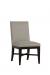 Fairfield's Macey Armless Modern Upholstered Wood Dining Chair