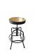 Ty Adjustable Screw Stool with Wood Seat