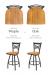 Holland's Catalina XL Comparison Between Medium Maple vs Medium Oak Wood Finish